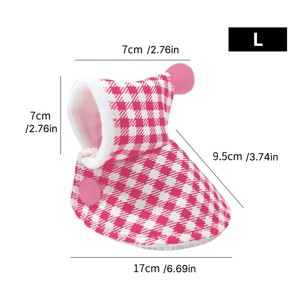 Bird Plaid Cloak Winter Warm Coat - Image 7