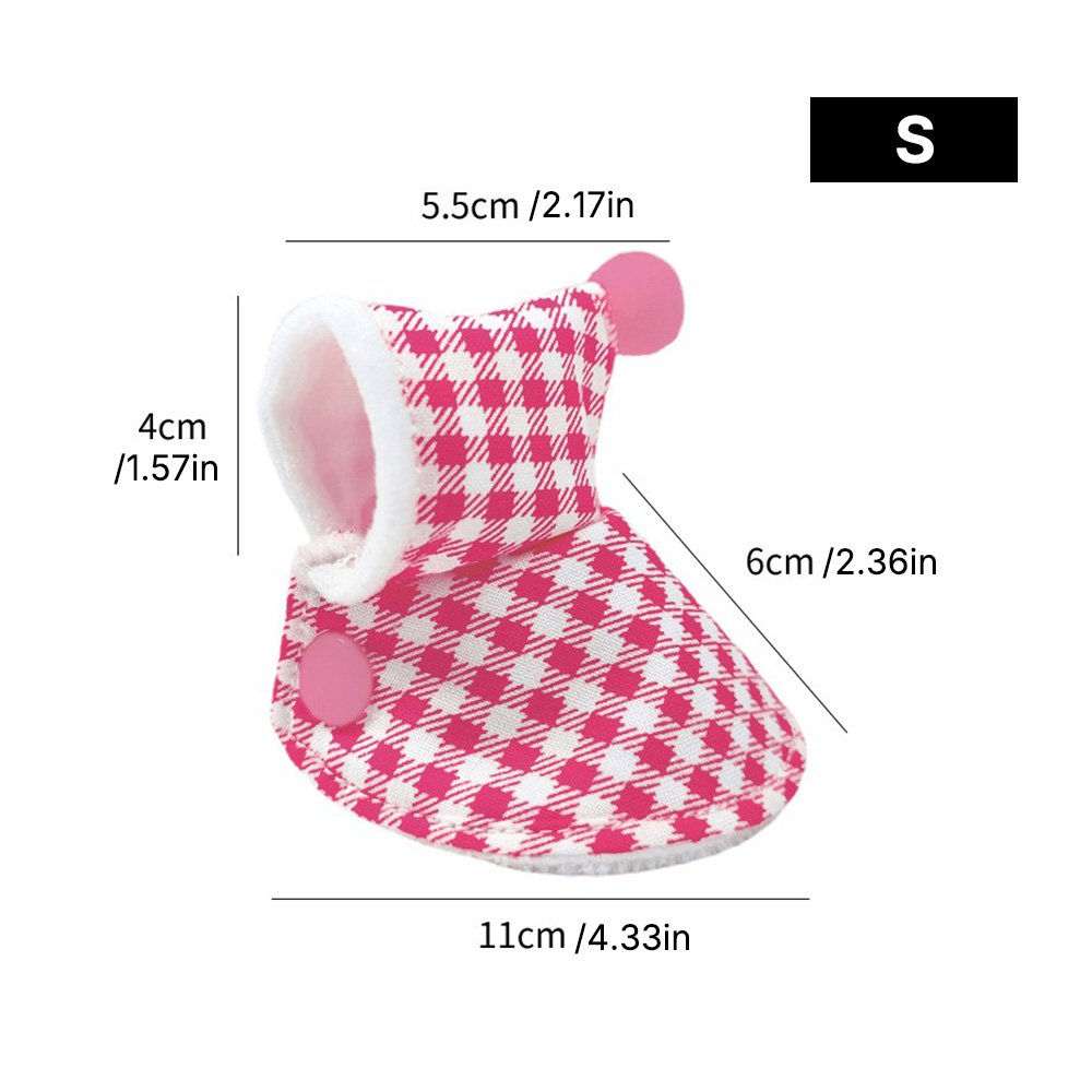 Bird Plaid Cloak Winter Warm Coat - Image 5