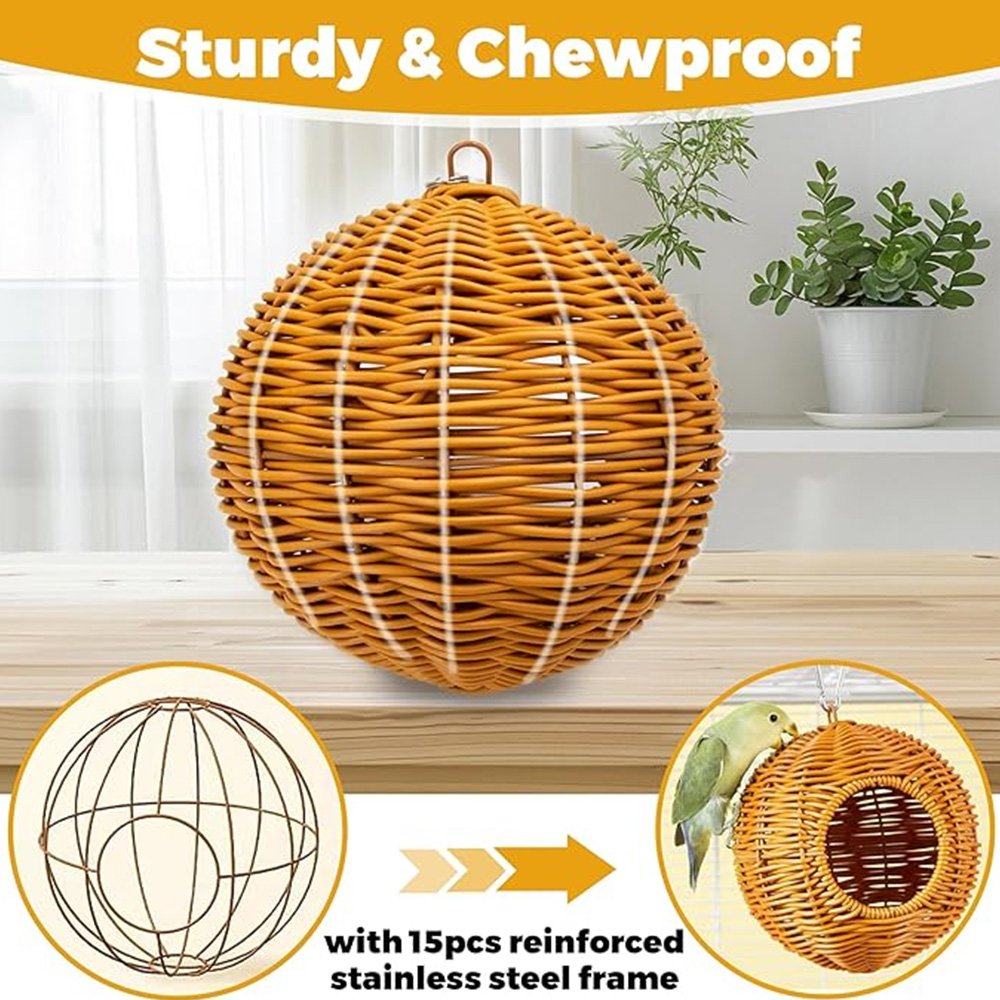 Chewproof Steel Frame Bird Cage - Image 5