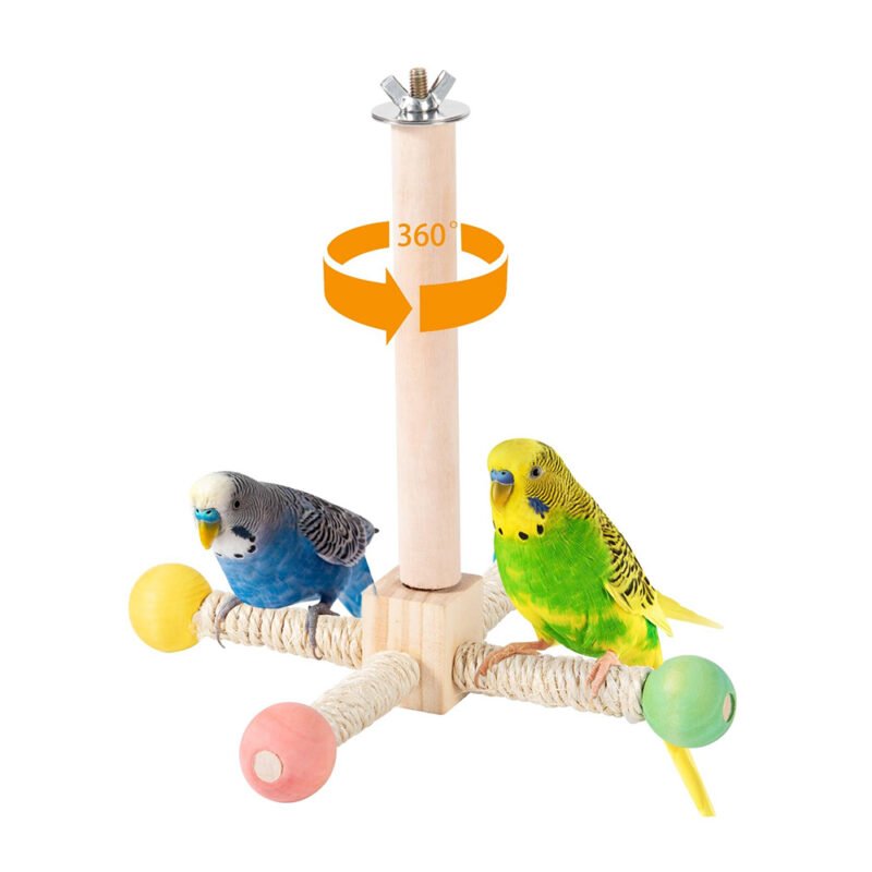 Rotating Bird Perches Toy