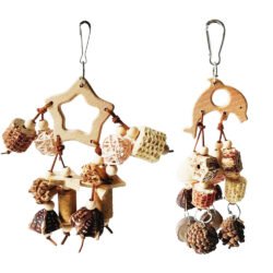 2 PCS Wooden Chewing Toys