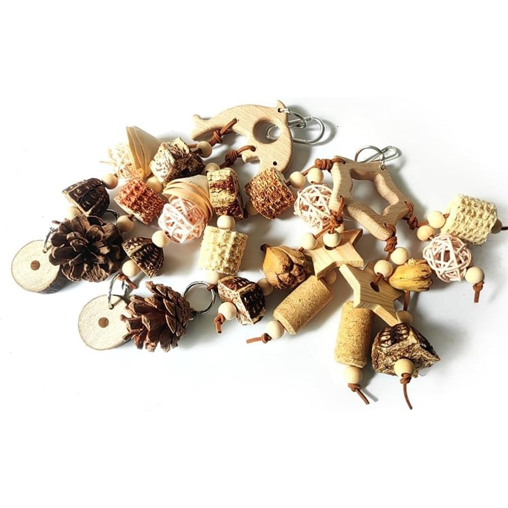 2 PCS Wooden Chewing Toys - Image 2