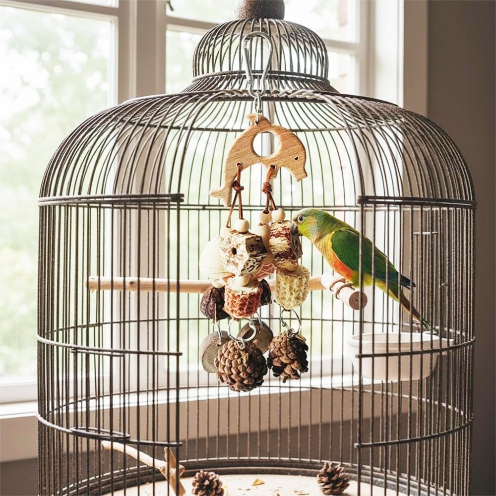 2 PCS Wooden Chewing Toys - Image 4