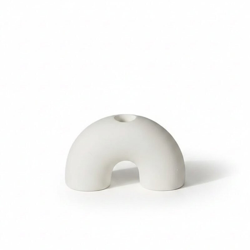 Arch Ceramic Taper Candle Holders