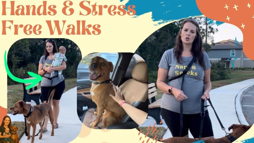 hands free crossbody dog leash