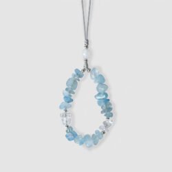 Aquamarine Mini Crystal Lanyard